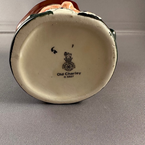 Old Charley Royal Doulton Toby Jug Character Creamer Mug D5527 England - Picture 6 of 7